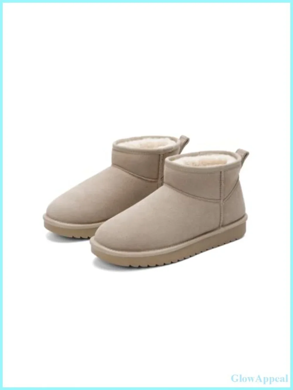 Winter Snow Boots for Women Cozy Plush Line Suede Boot